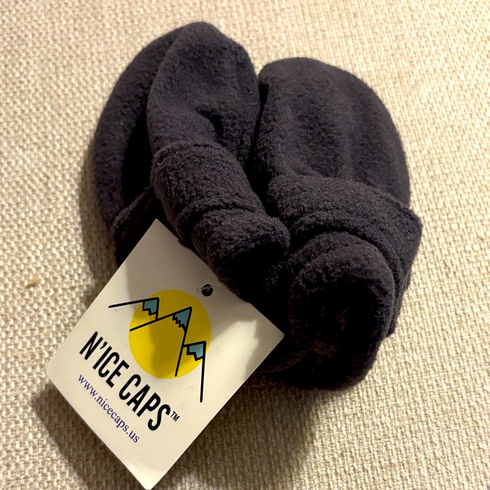 N'Ice Caps Black Fleece Mittens